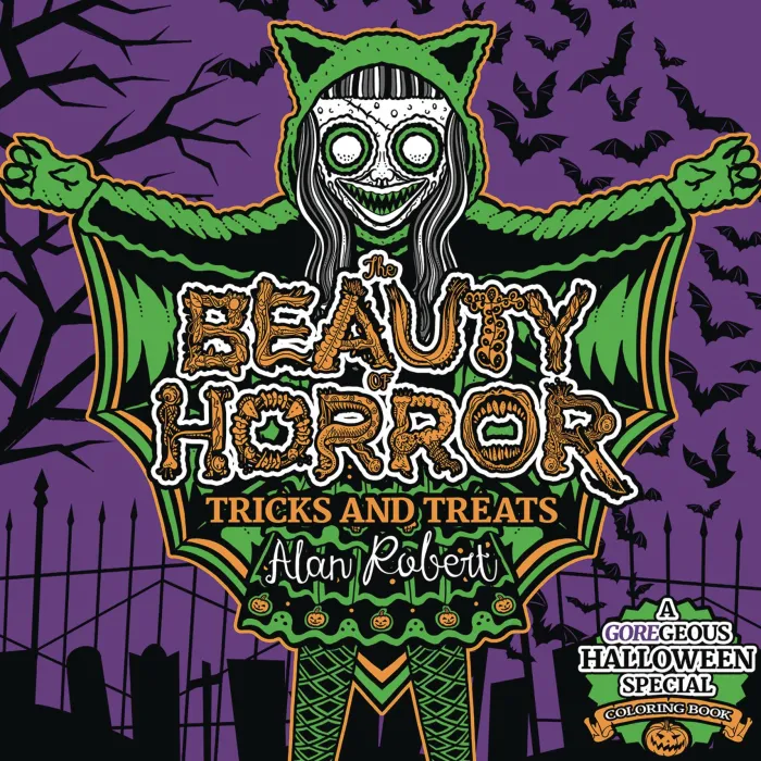 The Beauty of Horror: Tricks and Treats Halloween Coloring Book