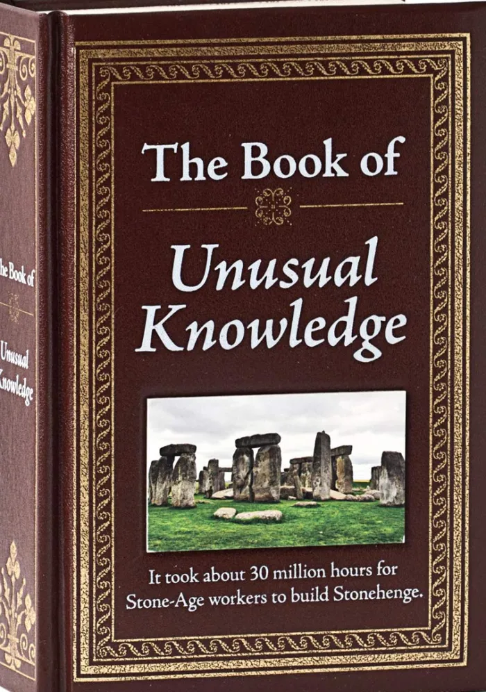 The Book of Unusual Knowledge: Big Book of Fascinating Facts & Information Hardcover Gift for Trivia Buffs, Curious Minds, Adults, Dad & Knowledge Seekers
