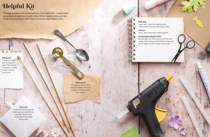 The Bouquet in a Book: Pre-Punched Pages to Press out and Make Paper Flowers