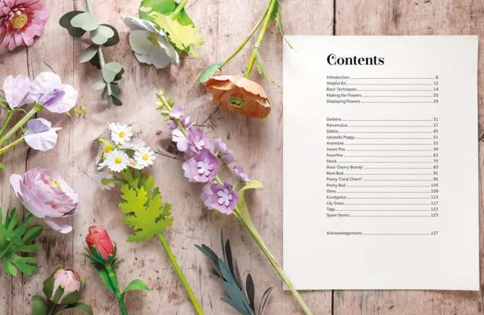 The Bouquet in a Book: Pre-Punched Pages to Press out and Make Paper Flowers