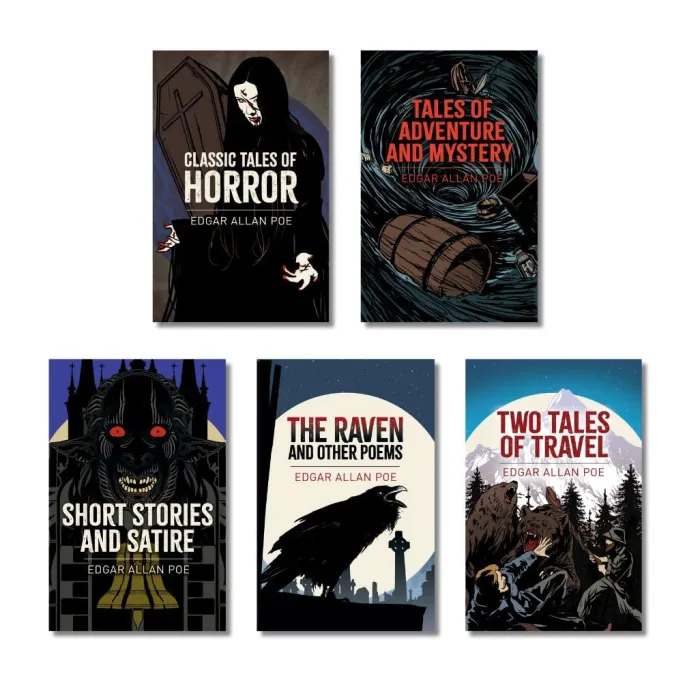 The Edgar Allan Poe Collection: 5-Book paperback boxed set (Arcturus Classic Collections)