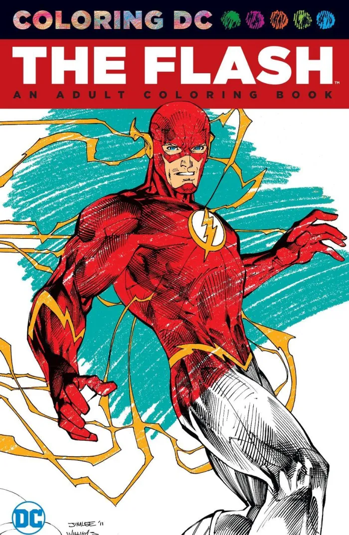 The Flash: An Adult Coloring Book