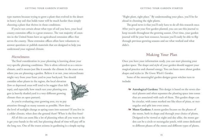 The Green Witch's Garden Journal: From Herbs and Flowers to Mushrooms and Vegetables, Your Planner and Logbook for a Magical Garden