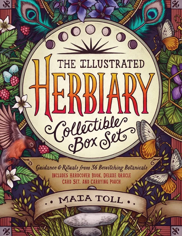 The Illustrated Herbiary Collectible Box Set: Guidance and Rituals from 36 Bewitching Botanicals; Includes Hardcover Book, Deluxe Oracle Card Set, and Carrying Pouch