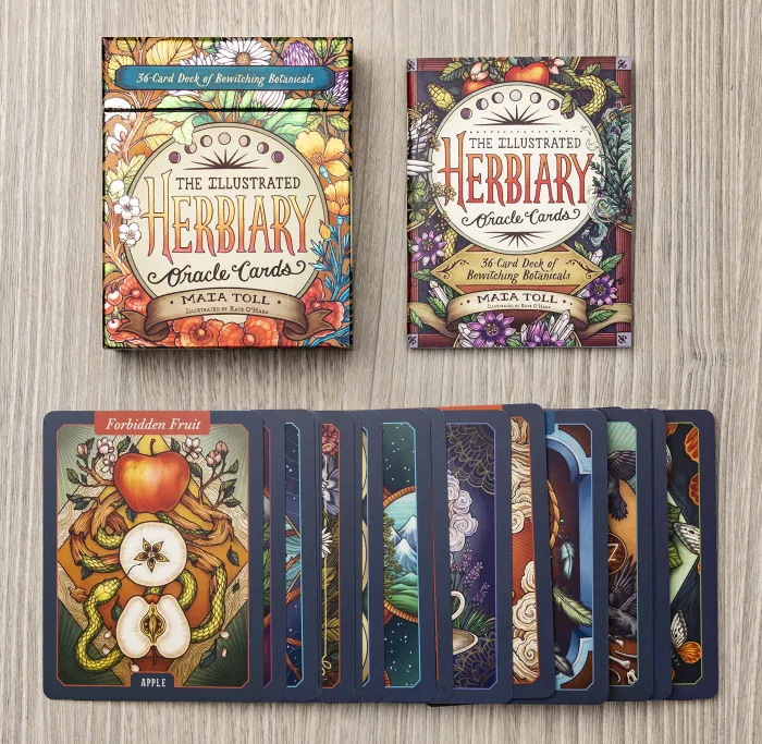 The Illustrated Herbiary Oracle Cards: 36-Card Deck of Bewitching Botanicals