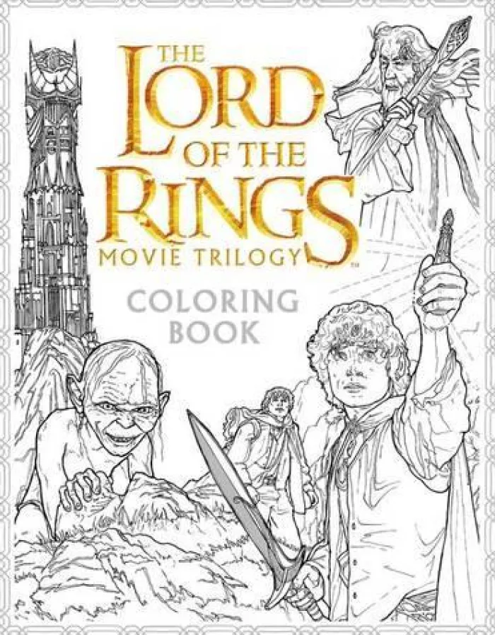 The Lord of the Rings Movie Trilogy Coloring Book: A Coloring Book