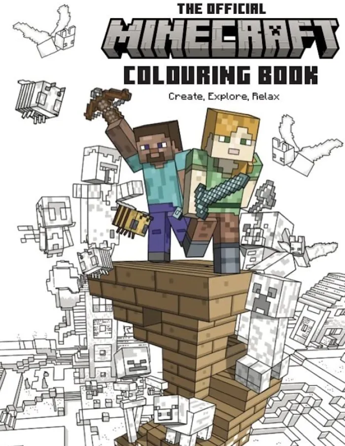 The Official Minecraft Colouring Book