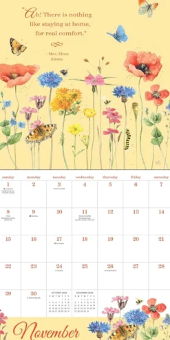 The Quotable Jane Austen 2026 Wall Calendar