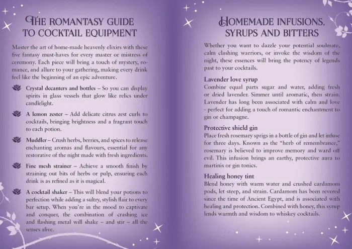 The Romantasy Cocktail Book: 52 Enchanting Recipes to Spice up Your Night