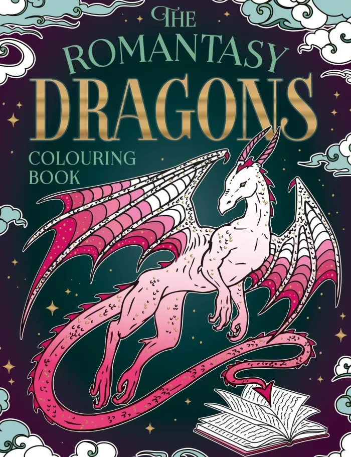 The Romantasy Dragons Colouring Book: A Fantastical Journey of Colour and Creativity