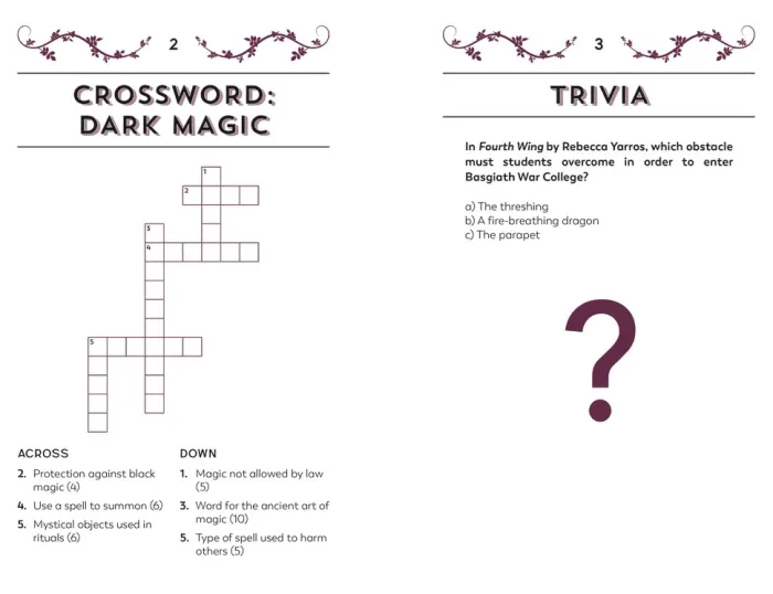 The Romantasy Puzzle Book: 200 Brain-Teasing Activities Inspired by Magical Realms, Faraway Kingdoms and Enchanting Romances