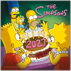 The Simpsons 2027 Square Calendar