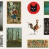 The Sticker Treasury of Ghosts & Dark Curiosities: An eclectic book of stickers for journaling, collaging, scrapbooking and more