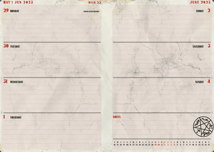 The Supernatural 2023 A5 Diary