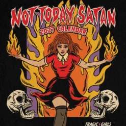 Tragic Girls 2027 Wall Calendar: Not Today Satan