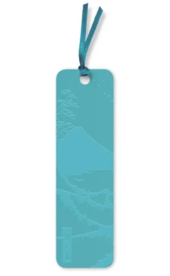 Utagawa Hiroshige: Sea at Satta Artisan Art Vegan Leather bookmark