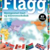 Verdens flagg : kjempestort kart og klistremerkebok