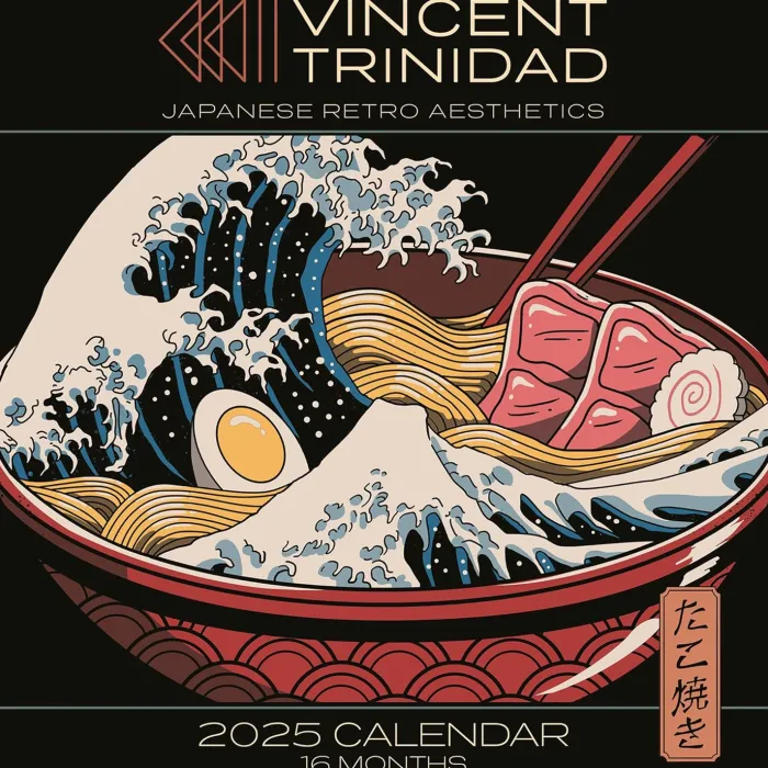 Vincent Trinidad 2025 Square Calendar