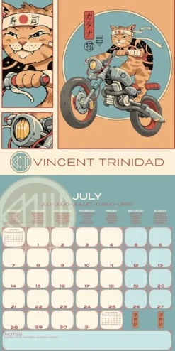 Vincent Trinidad 2025 Square Calendar