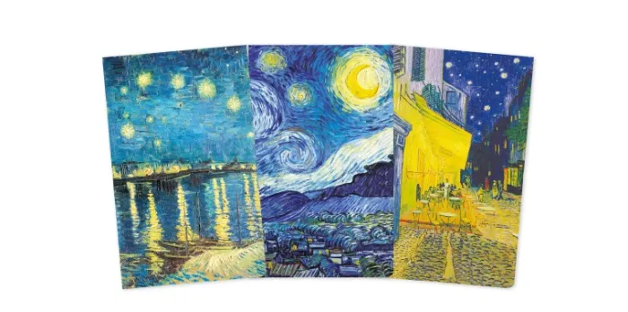 Vincent van Gogh Set of 3 Mini Notebooks