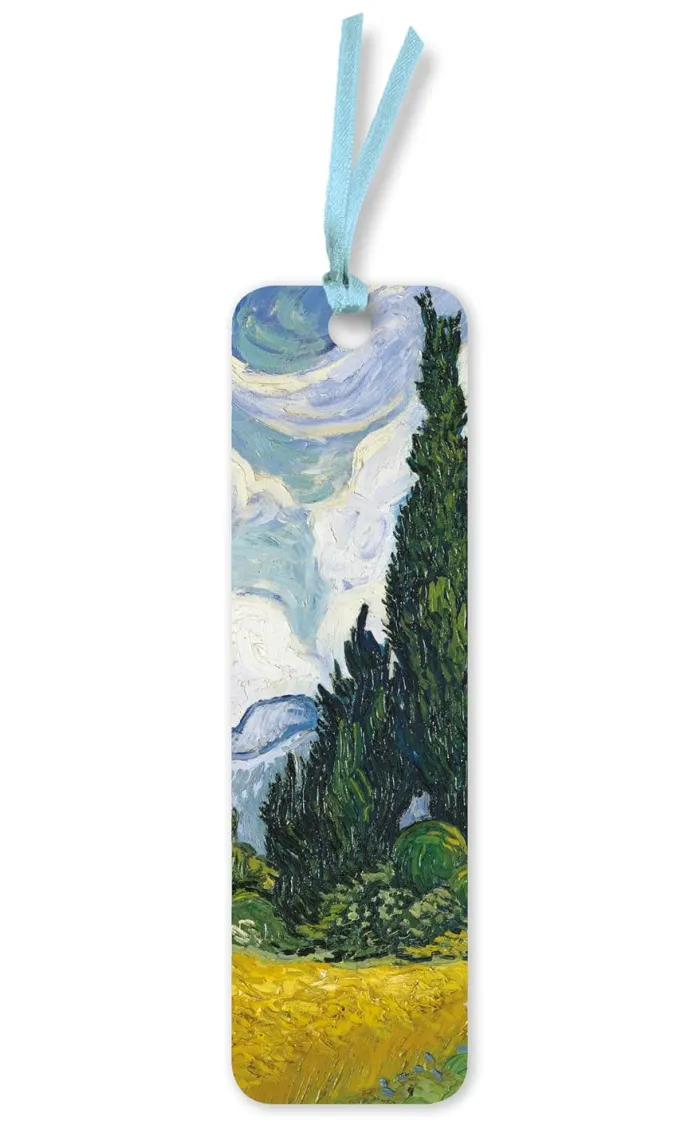 Vincent van Gogh: Wheat Field with Cypresses bookmark