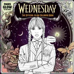 Wednesday Official Glow Coloring Book