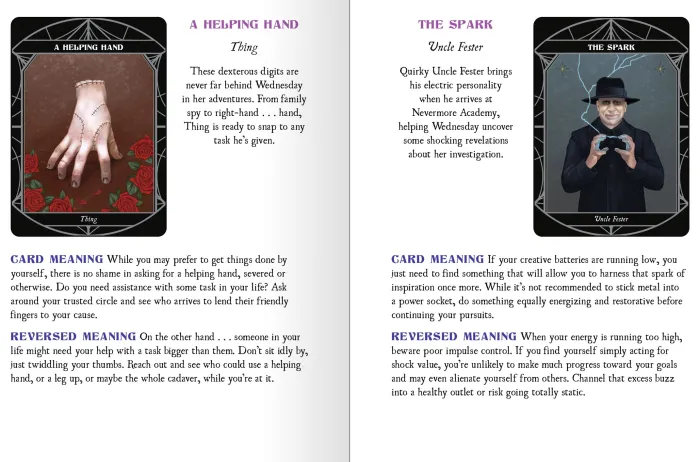 Wednesday: The Official Oracle Deck: Oracle Cards: A 52-Card Deck and Guidebook