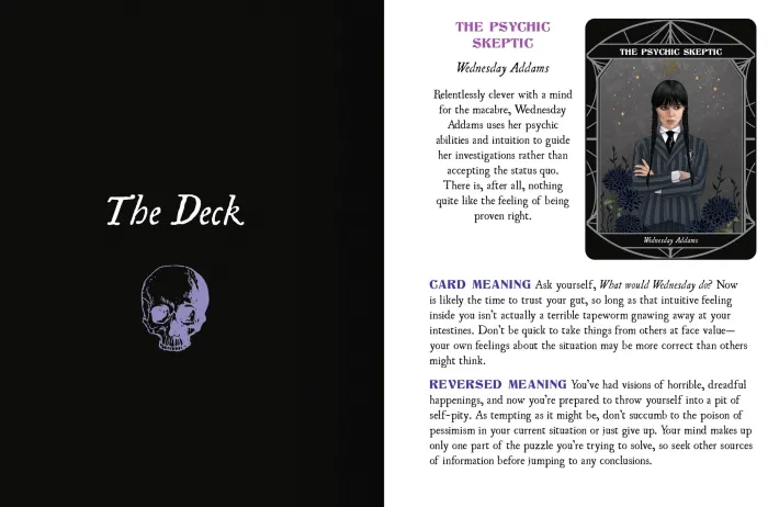 Wednesday: The Official Oracle Deck: Oracle Cards: A 52-Card Deck and Guidebook