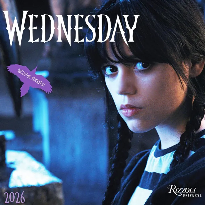 Wednesday 2026 Wall Calendar (Includes Stickers)