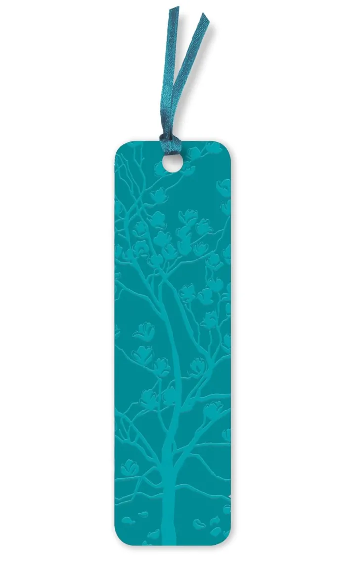 Wilhelm List: Magnolia Tree Artisan Art Vegan Leather bookmark