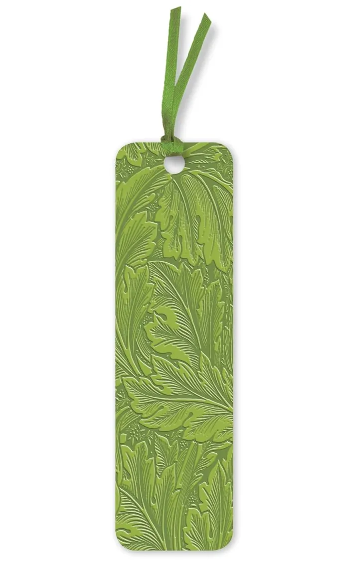 William Morris: Acanthus Artisan Art Vegan Leather bookmark