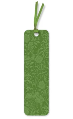 William Morris: Seaweed Artisan Art Vegan Leather bookmark