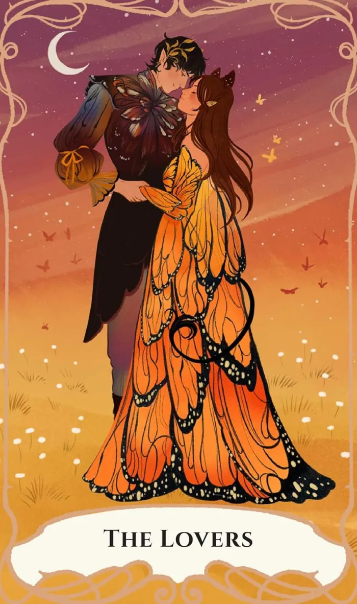 Wings and Crowns: A Romantasy Tarot Deck and Guidebook