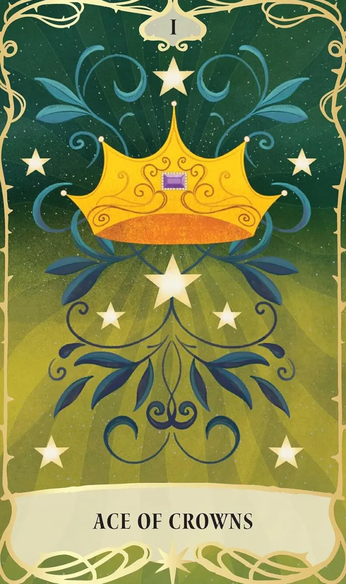 Wings and Crowns: A Romantasy Tarot Deck and Guidebook