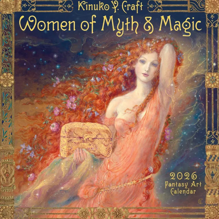 Women of Myth & Magic 2026 Fantasy Art Wall Calendar by Kinuko Craft