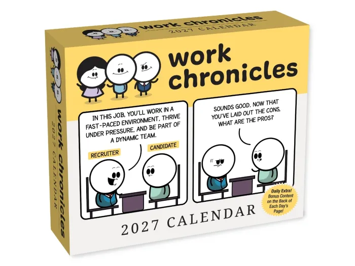 Work Chronicles 2027 Day-to-Day Calendar
