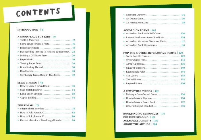 Zine Making and Bookbinding: A Beginner's Guide in 25 Projects